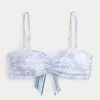 Reversible Cinched Bandeau Bikini Top,Reversible Cinched Bandeau Bikini Top