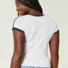 Ribbed Brooklyn Graphic Baby Tee,Ribbed Brooklyn Graphic Baby Tee