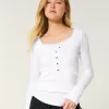 Ribbed Henley,Ribbed Henley