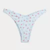Ribbed High-Leg Cheekiest Bikini Bottom,Ribbed High-Leg Cheekiest Bikini Bottom