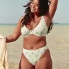 Ribbed High-Leg Cheekiest Bikini Bottom,Ribbed High-Leg Cheekiest Bikini Bottom