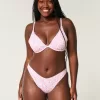 Ribbed High-Leg Cheekiest Bikini Bottom,Ribbed High-Leg Cheekiest Bikini Bottom