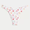 Ribbed High-Leg Cheekiest Bikini Bottom,Ribbed High-Leg Cheekiest Bikini Bottom