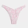 Ribbed High-Leg Cheekiest Bikini Bottom,Ribbed High-Leg Cheekiest Bikini Bottom