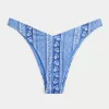 Ribbed High-Leg Cheekiest Bikini Bottom,Ribbed High-Leg Cheekiest Bikini Bottom