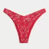 Ribbed High-Leg Cheekiest Bikini Bottom,Ribbed High-Leg Cheekiest Bikini Bottom