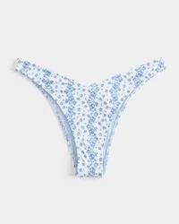 Ribbed High-Leg V-Waist Cheekiest Bikini Bottom,Ribbed High-Leg V-Waist Cheekiest Bikini Bottom