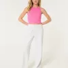 Ribbed High-Neck Tank,Ribbed High-Neck Tank