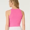 Ribbed High-Neck Tank,Ribbed High-Neck Tank