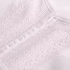 Ribbed Lace Placket Scoop Henley,Ribbed Lace Placket Scoop Henley