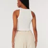 Ribbed Le Paradis Graphic High-Neck Tank,Ribbed Le Paradis Graphic High-Neck Tank