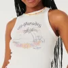 Ribbed Le Paradis Graphic High-Neck Tank,Ribbed Le Paradis Graphic High-Neck Tank