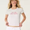 Ribbed Longer-Length Ma Chérie Graphic Baby Tee,Ribbed Longer-Length Ma Chérie Graphic Baby Tee