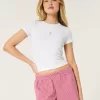 Ribbed Longer-Length Milkshake Graphic Baby Tee,Ribbed Longer-Length Milkshake Graphic Baby Tee