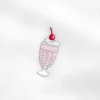 Ribbed Longer-Length Milkshake Graphic Baby Tee,Ribbed Longer-Length Milkshake Graphic Baby Tee
