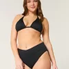 Ribbed Multi-Way Triangle Bikini Top,Ribbed Multi-Way Triangle Bikini Top