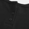 Ribbed Notch Henley Cami,Ribbed Notch Henley Cami