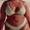 Ribbed Plunge Underwire Bikini Top,Ribbed Plunge Underwire Bikini Top