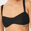 Ribbed Scoop Bikini Top,Ribbed Scoop Bikini Top