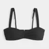 Ribbed Scoop Bikini Top,Ribbed Scoop Bikini Top