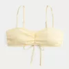Ribbed Scoop Bikini Top,Ribbed Scoop Bikini Top