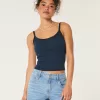Ribbed Scoop Cami,Ribbed Scoop Cami