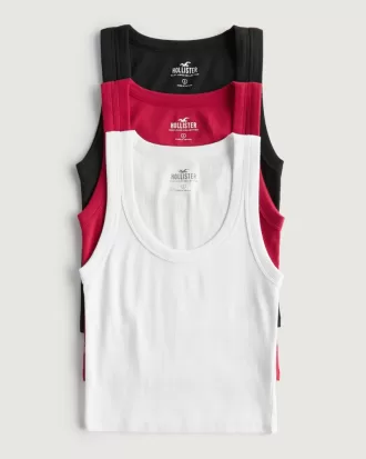 Ribbed Scoop Tank 3-Pack,Ribbed Scoop Tank 3-Pack