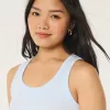 Ribbed Scoop Tank,Ribbed Scoop Tank