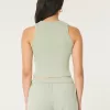 Ribbed Scoop Tank,Ribbed Scoop Tank