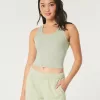 Ribbed Scoop Tank,Ribbed Scoop Tank