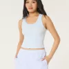 Ribbed Scoop Tank,Ribbed Scoop Tank