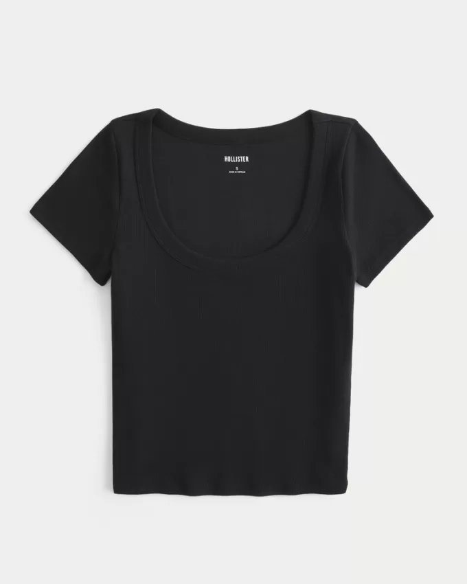 Ribbed Scoop Top,Ribbed Scoop Top