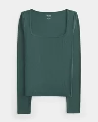 Ribbed Seamless Fabric Square-Neck Top,Ribbed Seamless Fabric Square-Neck Top Ribbed Seamless Fabric Square-Neck Top,Ribbed Seamless Fabric Square-Neck Top