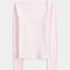 Ribbed Seamless Fabric Square-Neck Top,Ribbed Seamless Fabric Square-Neck Top Ribbed Seamless Fabric Square-Neck Top,Ribbed Seamless Fabric Square-Neck Top