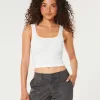 Ribbed Seamless Fabric Tank,Ribbed Seamless Fabric Tank