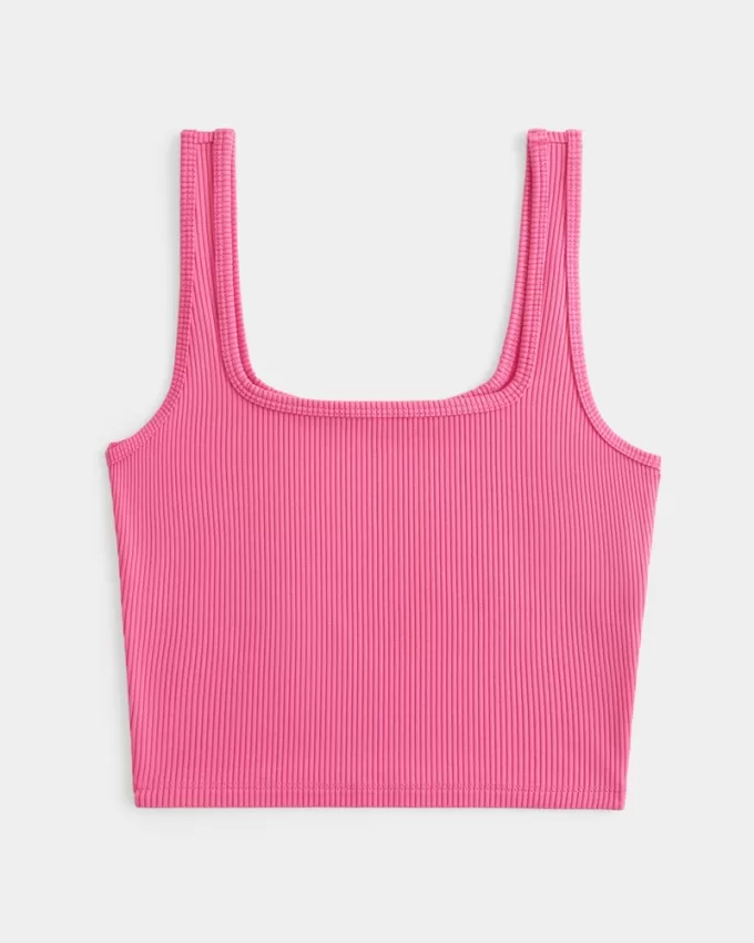 Ribbed Seamless Fabric Tank,Ribbed Seamless Fabric Tank