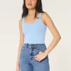Ribbed Seamless Fabric Tank,Ribbed Seamless Fabric Tank