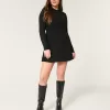 Ribbed Skater Mini Sweater Dress,Ribbed Skater Mini Sweater Dress Ribbed Skater Mini Sweater Dress,Ribbed Skater Mini Sweater Dress