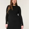 Ribbed Skater Mini Sweater Dress,Ribbed Skater Mini Sweater Dress Ribbed Skater Mini Sweater Dress,Ribbed Skater Mini Sweater Dress