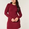 Ribbed Skater Mini Sweater Dress,Ribbed Skater Mini Sweater Dress Ribbed Skater Mini Sweater Dress,Ribbed Skater Mini Sweater Dress