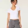 Ribbed V-Neck Top,Ribbed V-Neck Top Ribbed V-Neck Top,Ribbed V-Neck Top