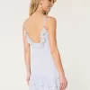 Ruffle Chiffon Mini Dress,Ruffle Chiffon Mini Dress