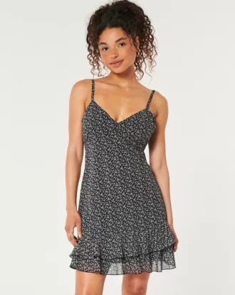 Ruffle Chiffon Mini Dress,Ruffle Chiffon Mini Dress Ruffle Chiffon Mini Dress,Ruffle Chiffon Mini Dress
