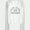 San Francisco Graphic Notch-Neck Baby Tee,San Francisco Graphic Notch-Neck Baby Tee