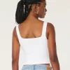 Seamless Fabric Square-Neck Tank,Seamless Fabric Square-Neck Tank
