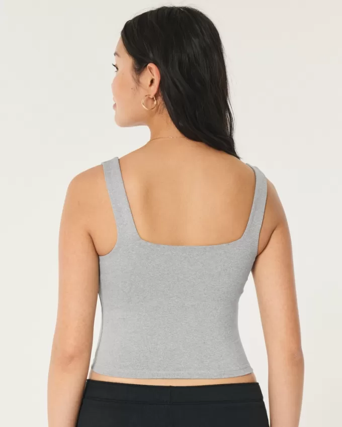 Seamless Fabric Square-Neck Tank,Seamless Fabric Square-Neck Tank Seamless Fabric Square-Neck Tank,Seamless Fabric Square-Neck Tank