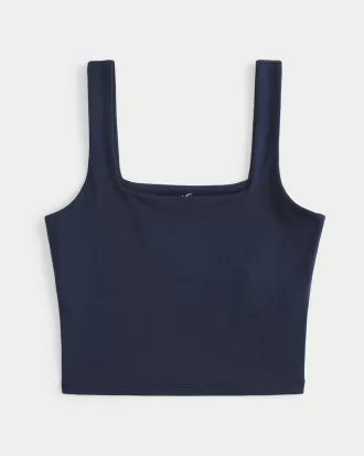 Seamless Fabric Square-Neck Tank,Seamless Fabric Square-Neck Tank