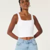 Seamless Fabric Square-Neck Tank,Seamless Fabric Square-Neck Tank
