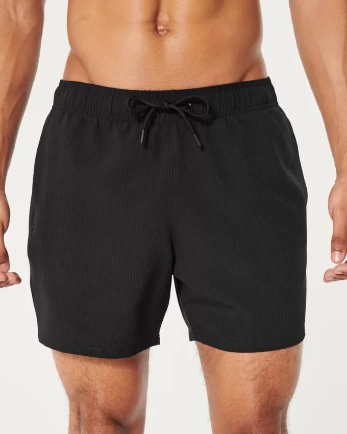 Seersucker Guard Swim Trunks 5″,Seersucker Guard Swim Trunks 5″