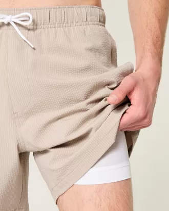 Seersucker Guard Swim Trunks 6″,Seersucker Guard Swim Trunks 6″